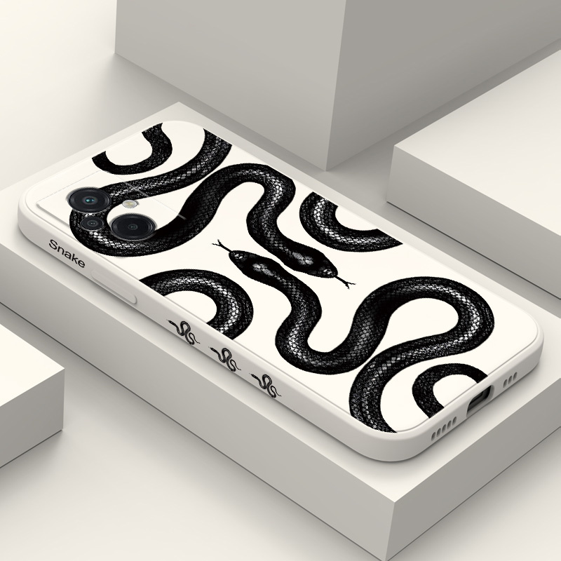 Xiaomi Poco X6 - black snake Phone Case For Xiaomi