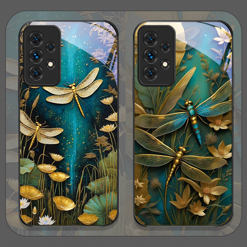 Flower Golden Dragonfly Temper - Samsung Galaxy A55 recension och pris