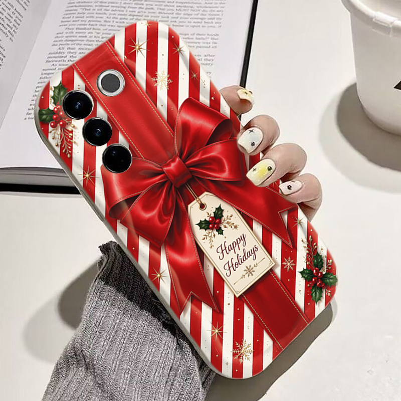 Red Striped Christmas Gift Box - Samsung Galaxy A55 recension och pris